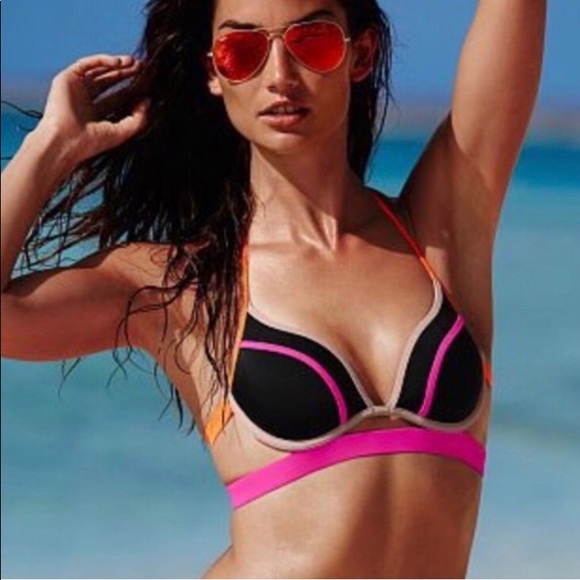 Victoria's Secret Other - Victoria’s Secret Bikini top pink and black
